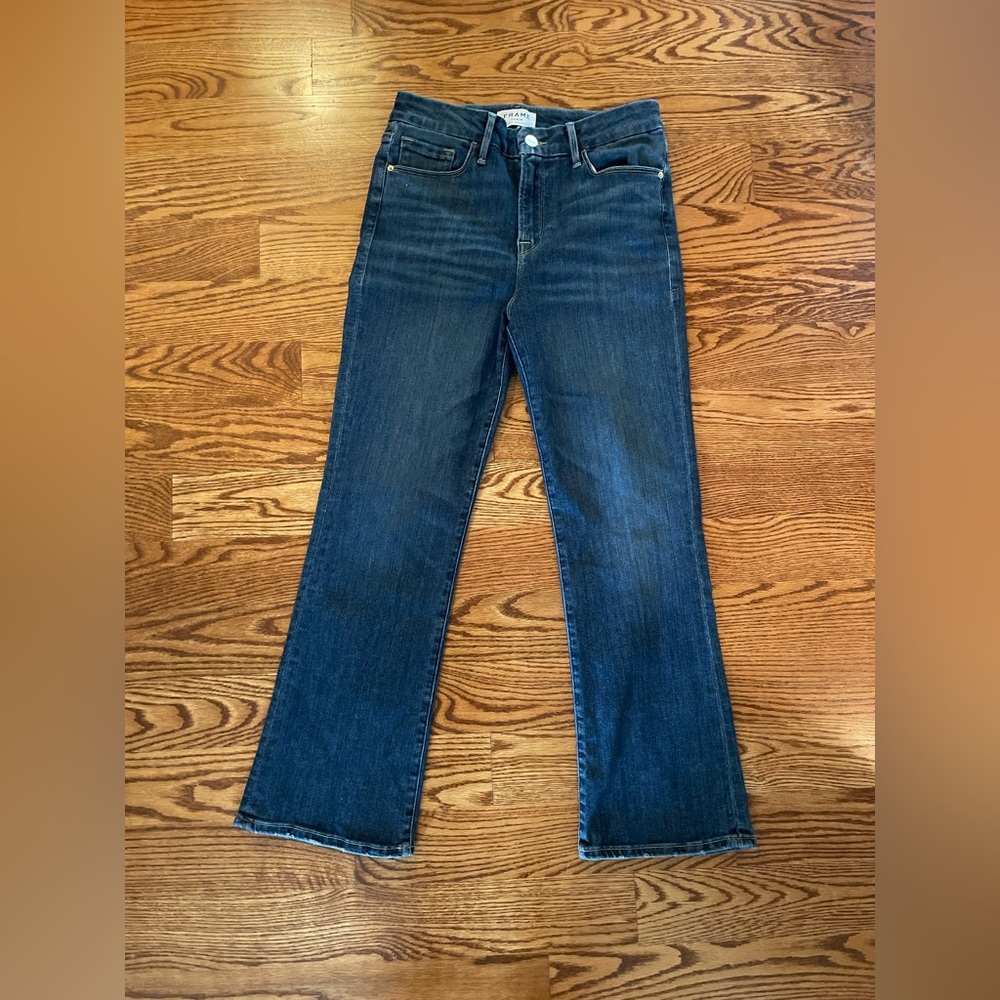 FRAME Le Crop Mini Boot Jeans